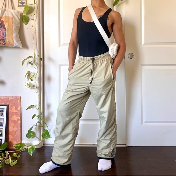 Vintage Y2K Khaki Tech Pants - Picture 1 of 8